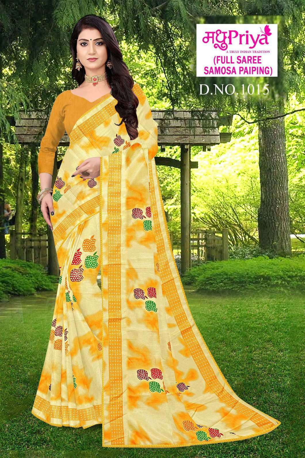 
Madhupriya Bela 1015 Fancy Printed Saree Wholesale Suppliers In Mumbai
